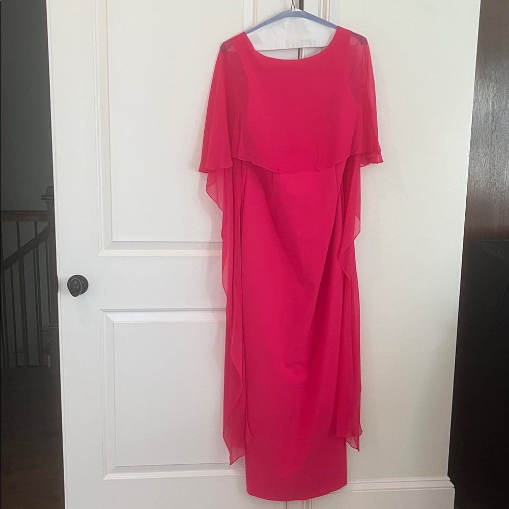 Teri Jon Vibrant Fuschia Gown